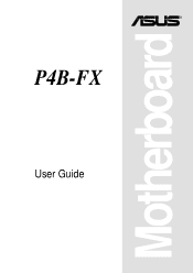 Asus P4B-FX P4B-FX User Manual
