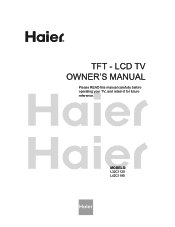 Haier L32C1120 Product Manual