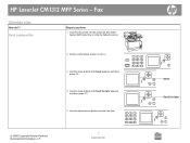 HP Color LaserJet CM1312 HP Color LaserJet CM1312 MFP - Fax Tasks