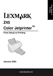 Lexmark Z45 Color Jetprinter From Setup to Printing