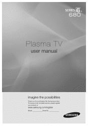 Samsung PN58C680G5F User Manual (user Manual) (ver.1.0) (Spanish)