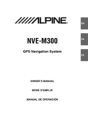 Alpine NVE-M300 Om Nve-m300 Es