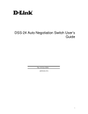 D-Link DSS 24 User Guide