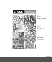 Epson 4900 Warranty Statement