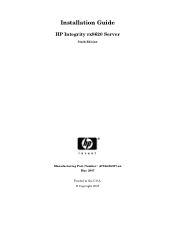 HP Integrity rx8620 Installation Guide, Sixth Edition - HP Integrity rx8620 Server