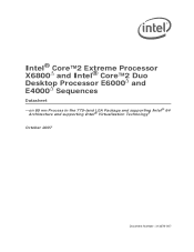 Intel E6420 Data Sheet