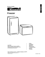 Kenmore 2804 Owners Guide