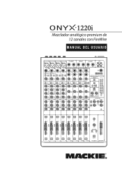 Mackie Onyx 1220i Owner's Manual (Espanol)