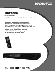 Magnavox MBP5320 Leaflet - English