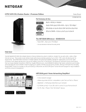 Netgear N750-WiFi Product Data Sheet