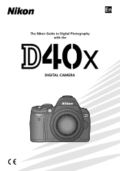 Nikon D40x D40X User's Manual