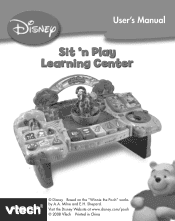 Vtech Winnie The Pooh Sit  n Play Learning Center User Manual