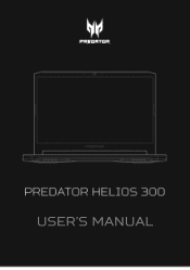Acer Predator PH317-54 User Manual