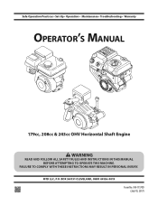 Cub Cadet 1X 21 inch HP Operation Manual