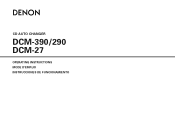 Denon DCM 390 Owners Manual
