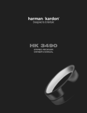 Harman Kardon HK 3490 Owners Manual