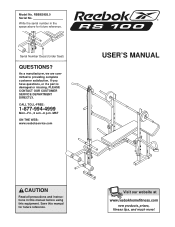 Reebok Rs 100 Bench English Manual