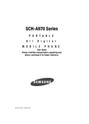 Samsung SCH-A970 User Manual (ENGLISH)