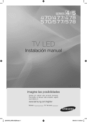 Samsung HG39NA577CF Installation Guide Ver.1.0 (Spanish)