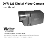 Vivitar DVR 528 Camera Manual