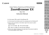 Canon EOS 20Da ZoomBrowser EX 6.6 for Windows Instruction Manual
