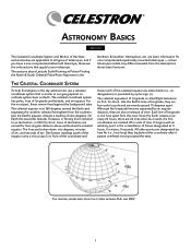 Celestron Omni CG-4 Telescope Mount Astronomy Basics