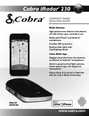 Cobra iRad 230 IRADAR230_SPEC.pdf