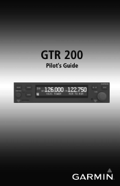 Garmin GTR 200 GTR 200 Pilot's Guide