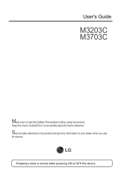 LG M3203C-BA User Guide