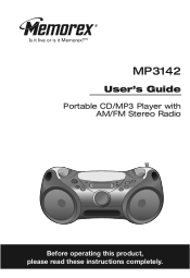 Memorex MP3142 User Guide