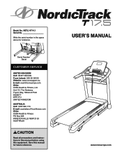 NordicTrack T17.5 Instruction Manual