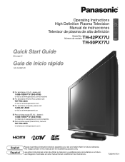 Panasonic TH-50PX77U 42' Plasma Tv