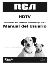 RCA HD61LPW42 User Guide & Warranty (Spanish)