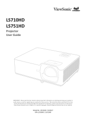 ViewSonic LS751HD User Guide English