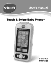Vtech Touch & Swipe Baby Phone Blue User Manual