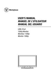 Westinghouse LVM-37W3 User Manual
