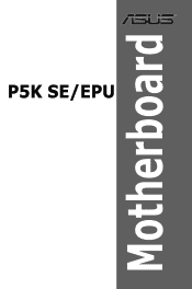 Asus P5K SE EPU User Manual