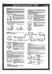 Casio WVA470J-1A Operation Guide