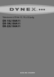Dynex DX-22L150A11 User Manual (Spanish)