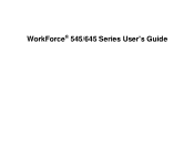 Epson WorkForce 545 User Guide
