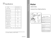 Haier HWM1070KFL User Manual