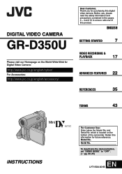 JVC D350 Instruction Manual