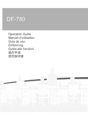 Kyocera TASKalfa 250ci DF-780 Operation Guide