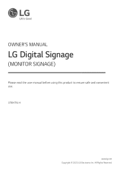 LG 37BH7N-H Owners Manual
