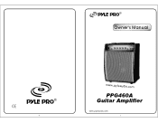 Pyle PPG460A Owners Manual