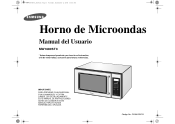 Samsung MW1680STC User Manual Ver.1.0 (Spanish)