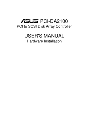 Asus PCI-DA2000 User Manual