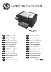 HP TopShot LaserJet Pro M275 HP LaserJet Pro 200 color MFP M275nw - Installation Guide