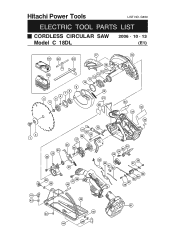 Hitachi C18DLP4 Parts List