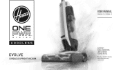 Hoover ONEPWR Cordless Evolve Pet Free Dust Chaser Product Manual